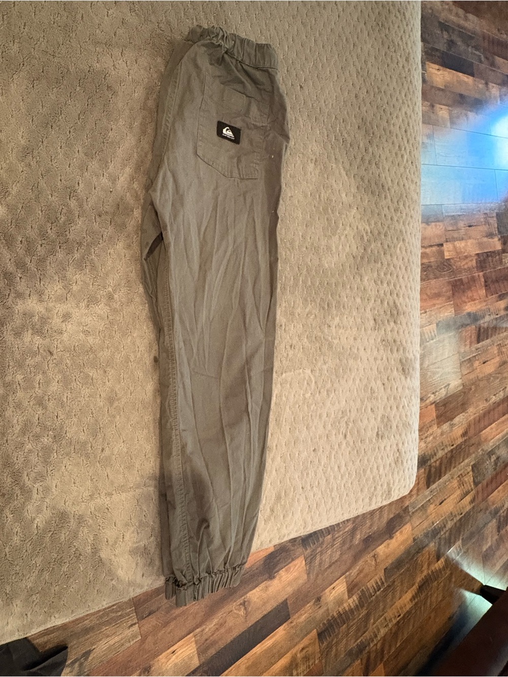 Quiksilver kidsOlive Jogger Pants with Logo Patch